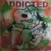 Gemälde Snoopy rrrr von Kikayou | Gemälde Pop-Art Pop-Ikonen Graffiti