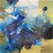 Peinture CRASHING WAVE par Virgis | Tableau Abstrait Minimaliste Huile