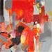 Gemälde DAILY NIGHTLY von Virgis | Gemälde Abstrakt Minimalistisch Öl