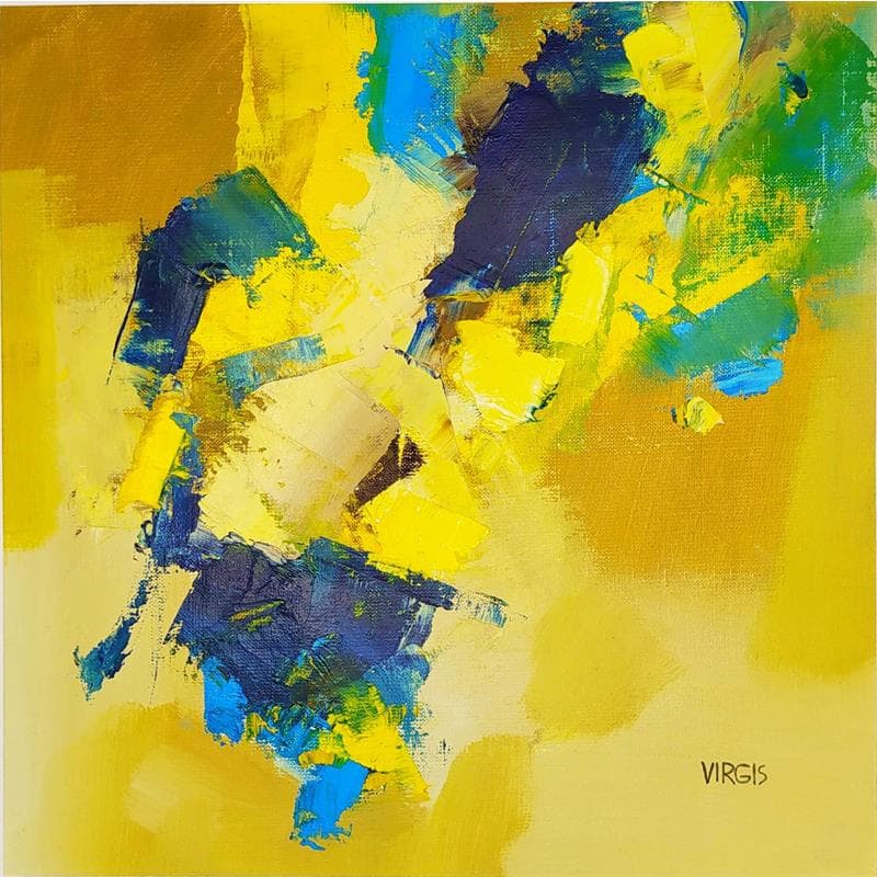Painting TASTE OF FREEDOM by Virgis | Painting Abstract Oil Minimalist