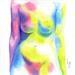 Painting NF 55 by Loussouarn Michèle | Painting Figurative Nude Watercolor