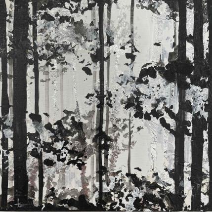 Painting Foret du silence by Locoge Alice | Painting  Acrylic Pop icons