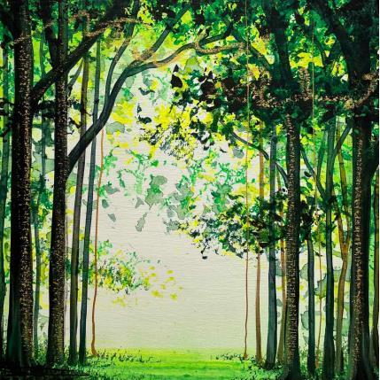 Painting Sous bois 2 by Locoge Alice | Painting  Acrylic