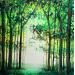 Painting Foret naturelle by Locoge Alice | Painting Acrylic