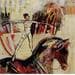 Gemälde L'EQUILIBRE von Machi | Gemälde Figurativ Alltagsszenen Öl Acryl