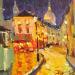 Gemälde Montmartre von Mekhova Evgeniia | Gemälde Öl