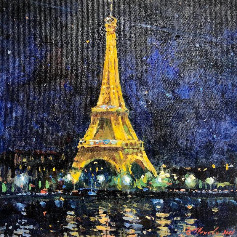 Peinture Paris par Mekhova Evgeniia | Tableau Huile