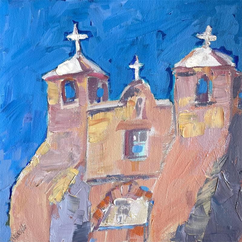 Painting Mission Bells by Carrillo Cindy  | Painting Figurative Urban Oil