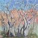 Painting Sycamore Forest by Carrillo Cindy  | Painting Figurative Landscapes Oil