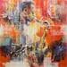 Painting Jazz Solo by Silveira Saulo | Painting Figurative Mixed Portrait Life style