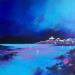 Painting St Florent by Pienon Cyril | Painting Abstract Landscapes Urban Marine Acrylic