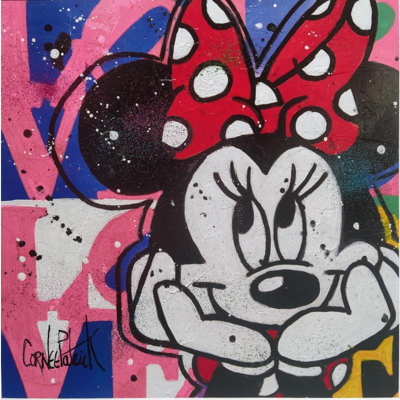 Painting Minnie est amoureuse by Cornée Patrick | Painting Pop-art Pop icons