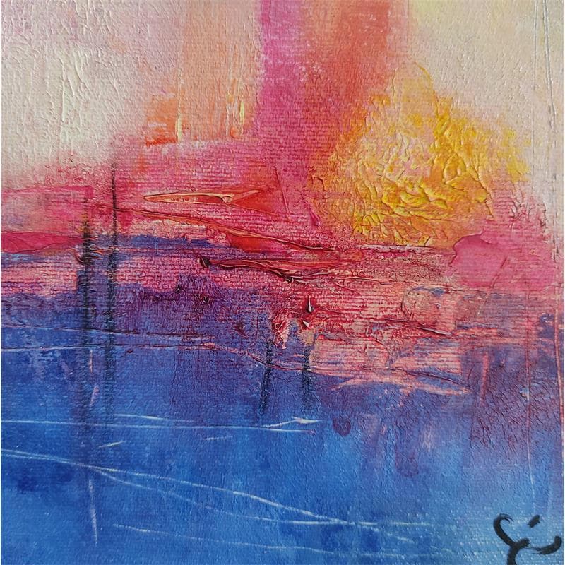 Painting Little Venice by Teoli Chevieux Carine | Painting Abstract