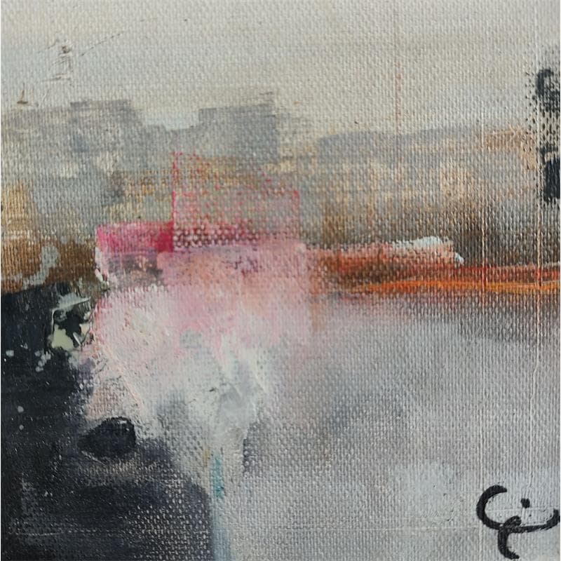 Painting Souviens toi Paris by Teoli Chevieux Carine | Painting Abstract Oil