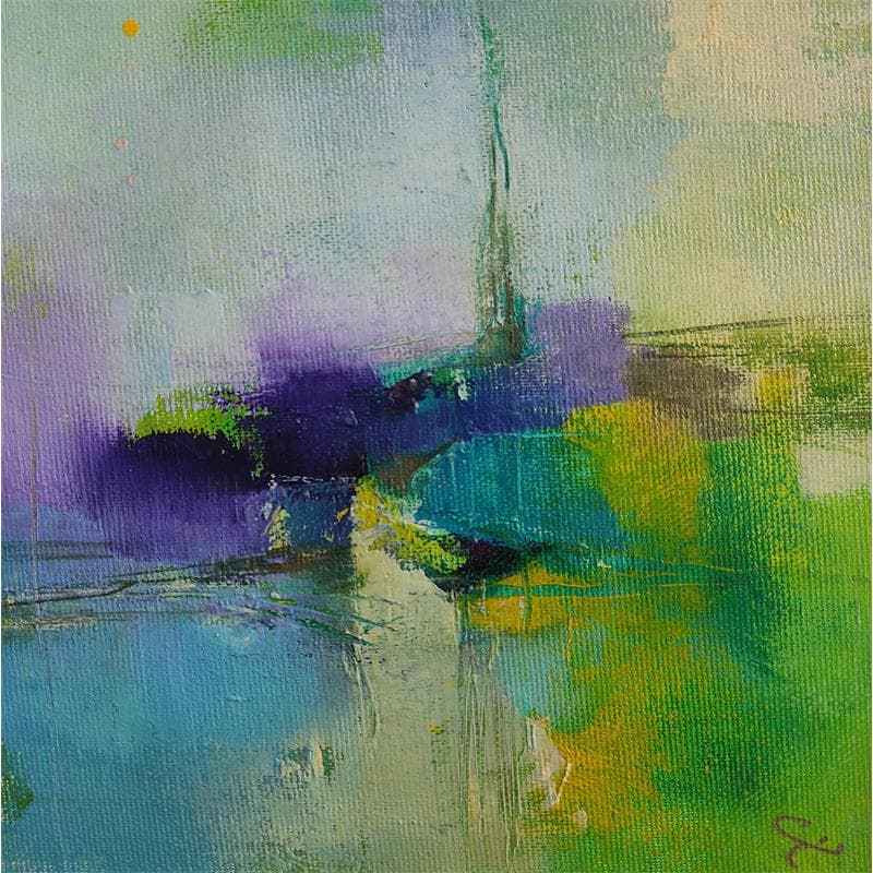 Painting Petite nature by Teoli Chevieux Carine | Painting Abstract Acrylic