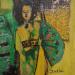 Painting Madame butterfly by Sundblad Silvina | Painting Acrylic