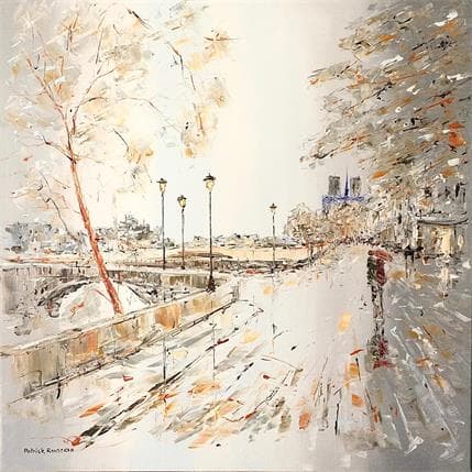 Peinture Parfum parisien par Rousseau Patrick | Tableau Figuratif Huile scènes de vie, Vues urbaines