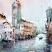 Painting Venise by Gutierrez | Painting Figurative Landscapes