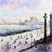 Painting Vue sur le quai des Esclavons by Gutierrez | Painting Impressionism Landscapes Urban Watercolor