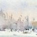 Painting Vue sur le quai des Esclavons by Gutierrez | Painting Impressionism Landscapes Urban Watercolor