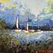 Painting Navegantes by Chico Souza | Painting Oil