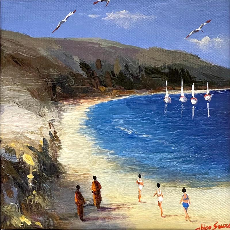 Painting Caminhada by Chico Souza | Painting Oil