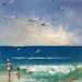 Peinture Mostrando o mar par Chico Souza | Tableau Huile