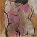 Painting Fusion 2 by Chaperon Martine | Painting Figurative Nude Acrylic