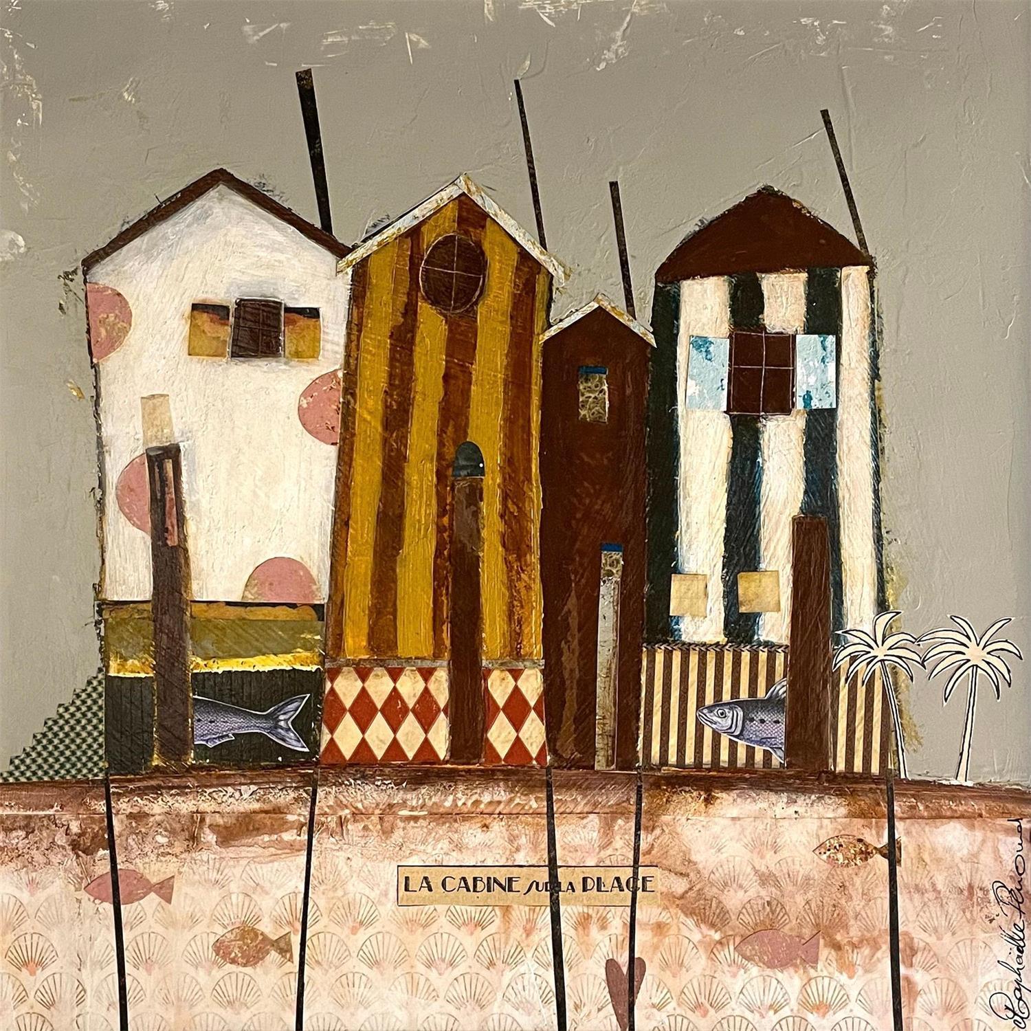 Poster Déco Murale Vue Sur La Plage - Impression Sur Toile 60x80 Cm - Style Réaliste, Sans Cadre
