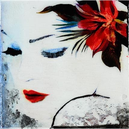Painting Amor  by Bofill Laura | Painting Figurative Mixed Portrait