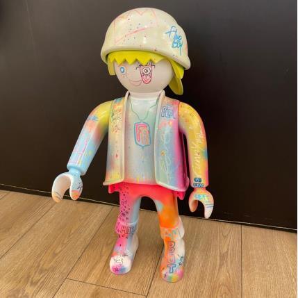 Skulptur PAINT BOY von Donomiq | Skulptur Pop art Recycelte Objekte