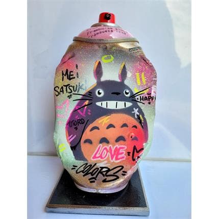 Sculpture Totoro by Kedarone | Sculpture Street art Recycled objects