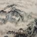 Gemälde Mountains in the clouds von Sanqian | Gemälde Naive Kunst Landschaften