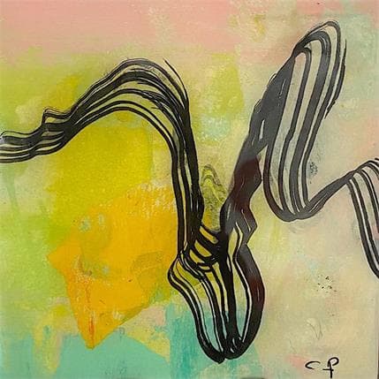 Painting Un peu de cohérence by Pacaud Christine | Painting Abstract Mixed Minimalist