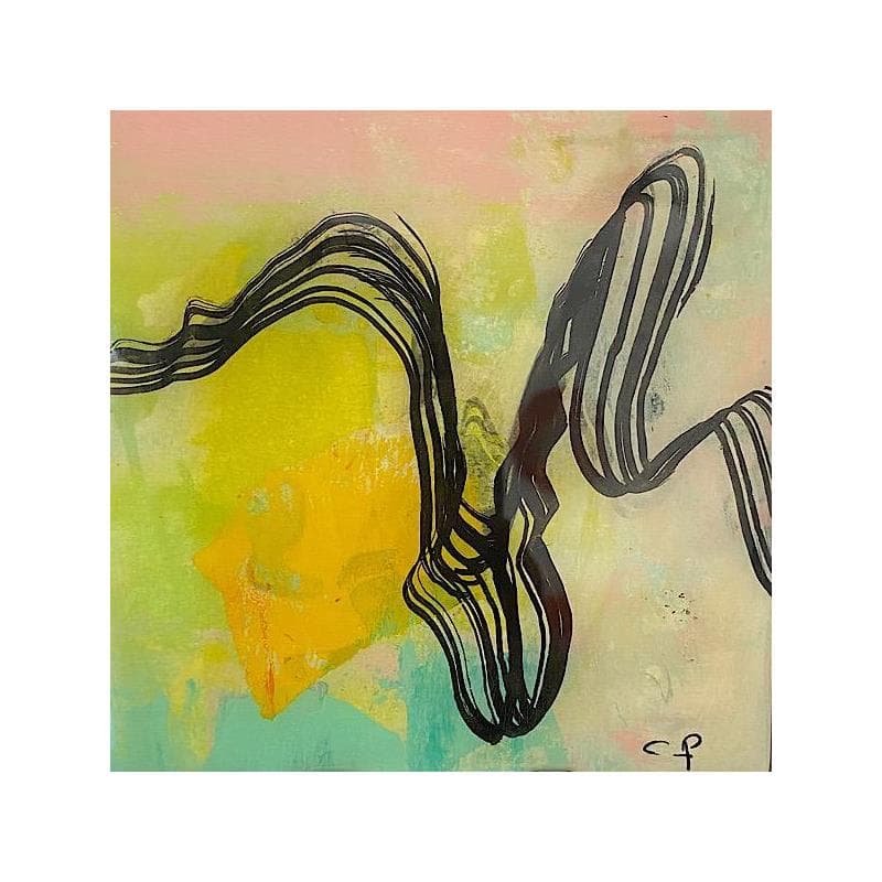 Painting Un peu de cohérence by Pacaud Christine | Painting Abstract Mixed Minimalist