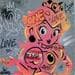 Peinture Peach par Kedarone | Tableau Street Art Graffiti Mixte icones Pop