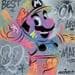Peinture Mario par Kedarone | Tableau Street Art Graffiti Mixte icones Pop