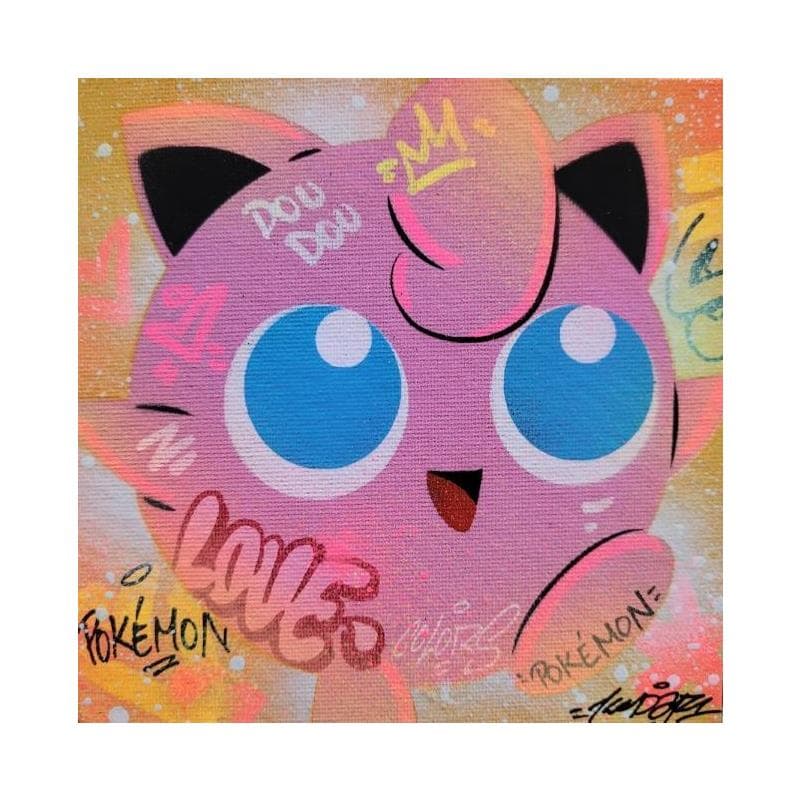 Peinture Rondoudou  par Kedarone | Tableau Street Art Graffiti Mixte icones Pop