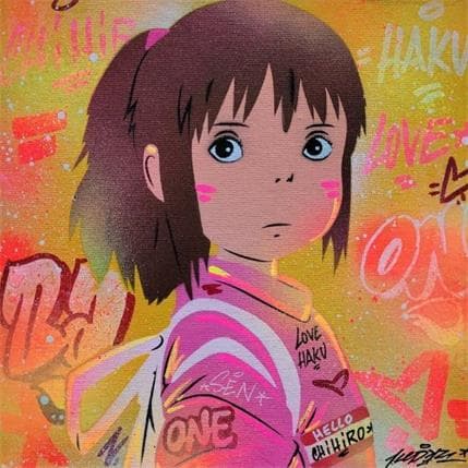 Painting Chihiro by Kedarone | Painting Street art Graffiti, Mixed Pop icons
