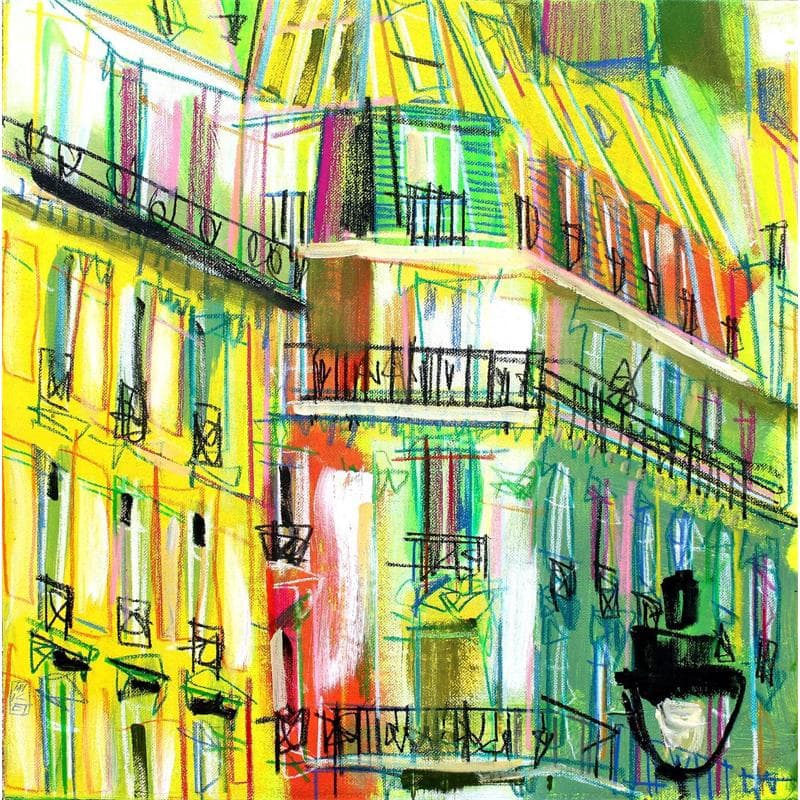 Painting Quand vient le matin by Anicet Olivier | Painting  Acrylic