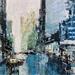 Peinture Manhattan par Dessein Pierre | Tableau Abstrait Huile
