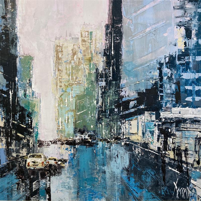 Painting Manhattan by Dessein Pierre | Painting Abstract Oil