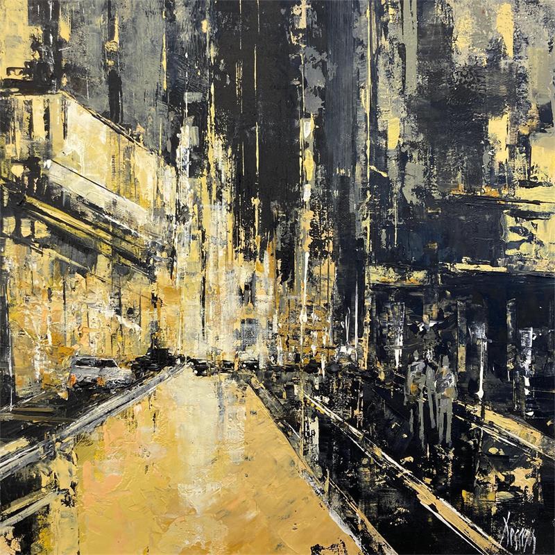 Painting Light on NY by Dessein Pierre | Painting Abstract Oil