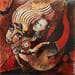 Painting Le show de Freud by Doudoudidon | Painting Raw art Portrait Metal