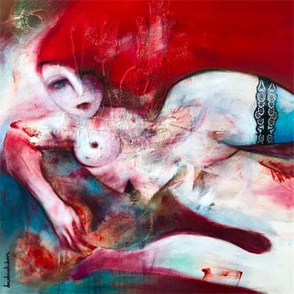 Painting Nu en matière et esprit by Doudoudidon | Painting Raw art Mixed Nude