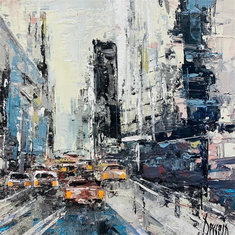 Painting Traffic jam by Dessein Pierre | Painting Abstract Oil