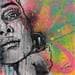 Peinture ST par Luma | Tableau Street Art Portraits Graffiti Carton Acrylique