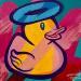 Peinture Duck par Aaron Yannick  | Tableau Street Art Icones Pop Acrylique