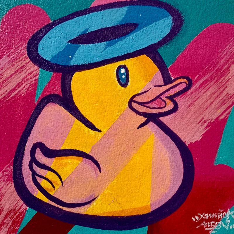 Gemälde Duck von Aaron Yannick  | Gemälde Street art Acryl Pop-Ikonen