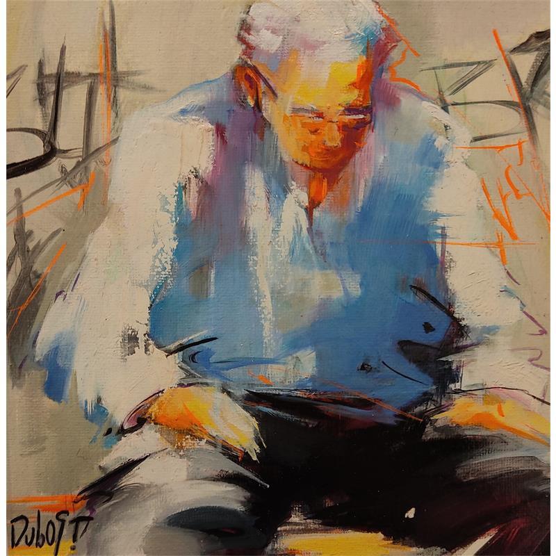 Painting Paradoxe by Dubost | Painting Figurative Portrait Acrylic